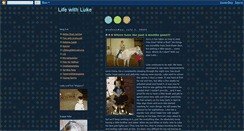 Desktop Screenshot of lifewithluke-picketts.blogspot.com