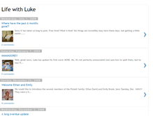 Tablet Screenshot of lifewithluke-picketts.blogspot.com