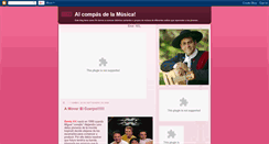 Desktop Screenshot of llevamoselritmoenlasvenas.blogspot.com