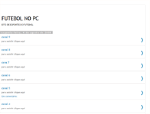 Tablet Screenshot of futebolnopc.blogspot.com
