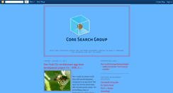 Desktop Screenshot of coresearchgroup.blogspot.com