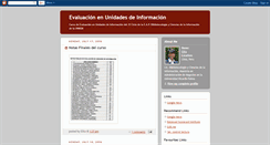 Desktop Screenshot of evaluacion-unidades2006.blogspot.com