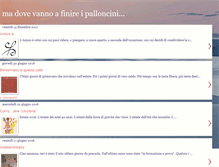 Tablet Screenshot of madovevannoipalloncini.blogspot.com