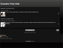 Tablet Screenshot of evandrofotoarte.blogspot.com
