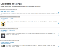 Tablet Screenshot of losidiotasdesiempre.blogspot.com