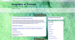 Desktop Screenshot of geographyattrafalgar.blogspot.com