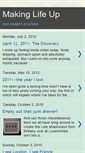 Mobile Screenshot of makinglifeup.blogspot.com