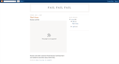 Desktop Screenshot of failfailfailfail.blogspot.com