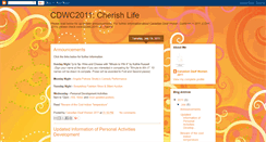 Desktop Screenshot of cdwc2011.blogspot.com