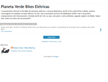 Tablet Screenshot of planetaverdebikeseletricas.blogspot.com