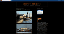 Desktop Screenshot of josephwsosnowski.blogspot.com