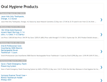 Tablet Screenshot of oiloralhygieneproducts.blogspot.com