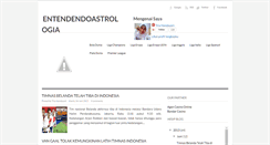 Desktop Screenshot of entendendoastrologia.blogspot.com