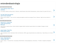 Tablet Screenshot of entendendoastrologia.blogspot.com