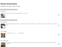 Tablet Screenshot of droomhuisantoinette.blogspot.com