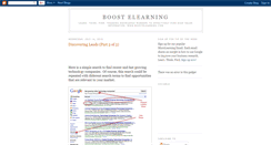 Desktop Screenshot of boostelearning.blogspot.com
