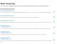 Tablet Screenshot of boostelearning.blogspot.com