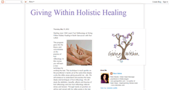 Desktop Screenshot of givingwithin.blogspot.com