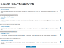 Tablet Screenshot of inchinnanprimaryschoolparents.blogspot.com