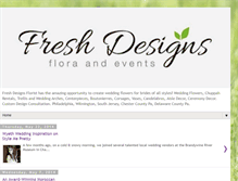 Tablet Screenshot of freshdesignsflorist.blogspot.com