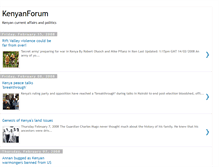Tablet Screenshot of kenyanforum.blogspot.com