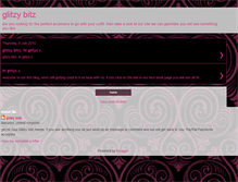 Tablet Screenshot of glitzy-bitz.blogspot.com