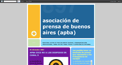 Desktop Screenshot of apbaelsindicato.blogspot.com