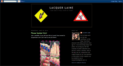 Desktop Screenshot of lacquerlaine.blogspot.com