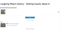 Tablet Screenshot of laughingwatersgallery.blogspot.com