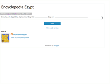 Tablet Screenshot of encyclopediaegypt.blogspot.com