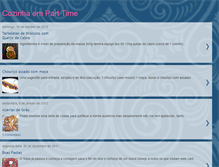 Tablet Screenshot of cozinhaempartime.blogspot.com