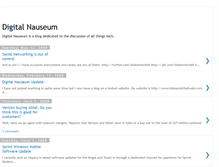 Tablet Screenshot of digitalnauseum.blogspot.com