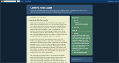 Desktop Screenshot of cambriarealestate.blogspot.com