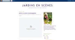 Desktop Screenshot of jardins-en-scenes.blogspot.com