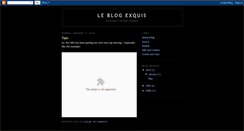 Desktop Screenshot of exquisiteblog.blogspot.com