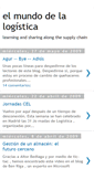 Mobile Screenshot of elmundodelalogistica.blogspot.com