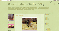 Desktop Screenshot of homesteadingwiththewild.blogspot.com