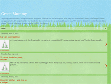 Tablet Screenshot of greenmummy.blogspot.com