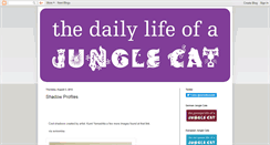 Desktop Screenshot of crazyjunglecats.blogspot.com