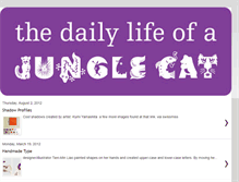 Tablet Screenshot of crazyjunglecats.blogspot.com