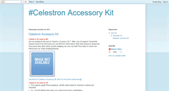 Desktop Screenshot of celestronaccessorykit.blogspot.com