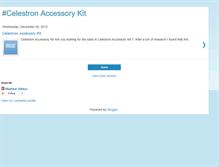 Tablet Screenshot of celestronaccessorykit.blogspot.com