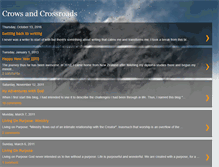 Tablet Screenshot of crowsandcrossroads.blogspot.com