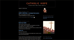 Desktop Screenshot of catholichope.blogspot.com