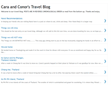 Tablet Screenshot of caraandconor.blogspot.com