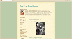 Desktop Screenshot of enelfinaldelostiempos.blogspot.com