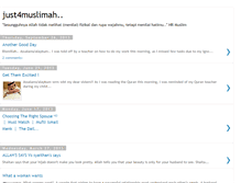 Tablet Screenshot of just4muslimah.blogspot.com