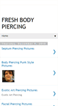 Mobile Screenshot of freshbodypiercing.blogspot.com