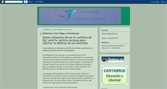 Desktop Screenshot of cantabriaeducacionylibertad.blogspot.com