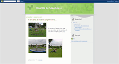 Desktop Screenshot of despeelhoeve.blogspot.com